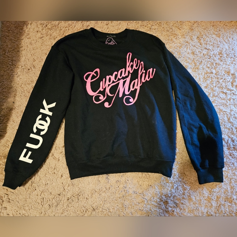 Cupcake mafia crew sweatshirt size S